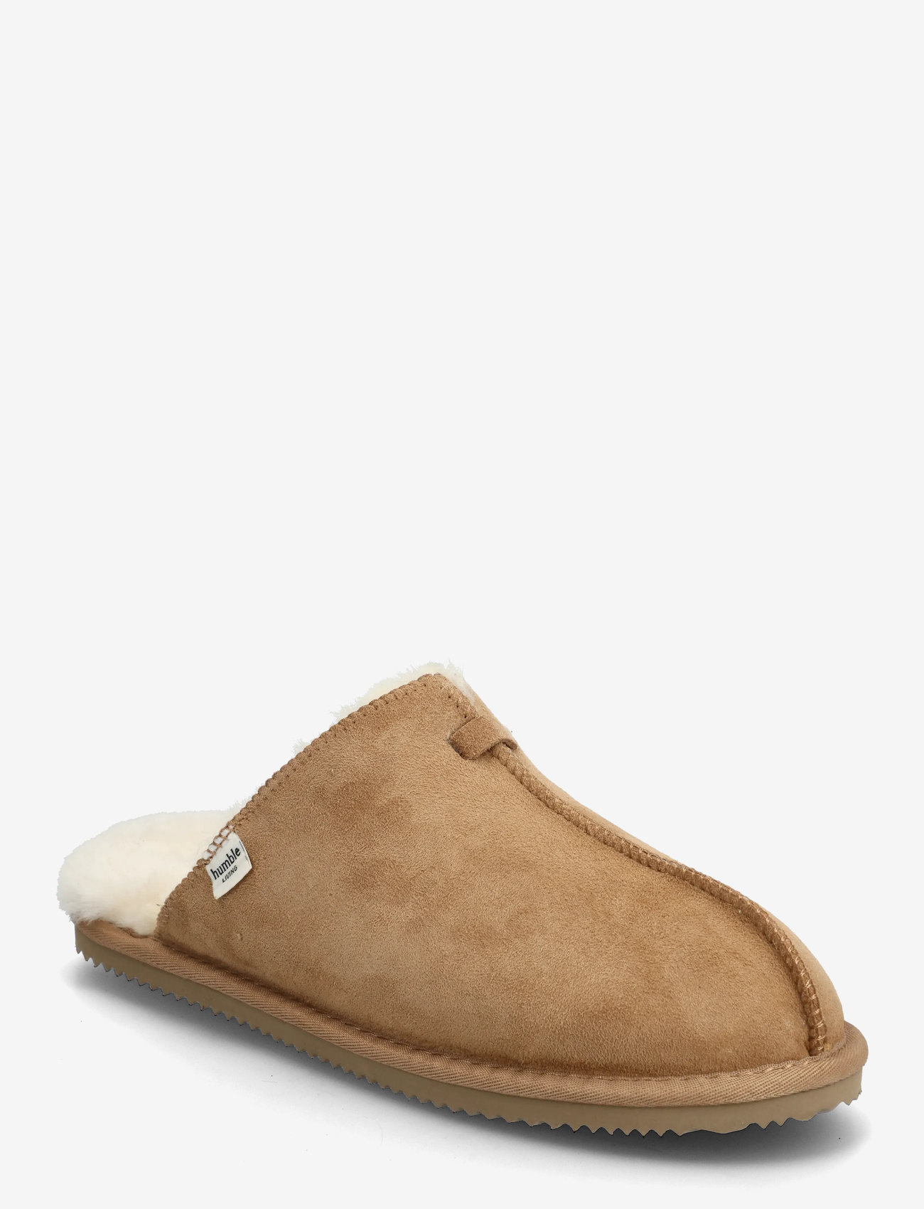 Enkel Studio - HLBrisbane Shearling Slippers - kollektionen - almond - 0