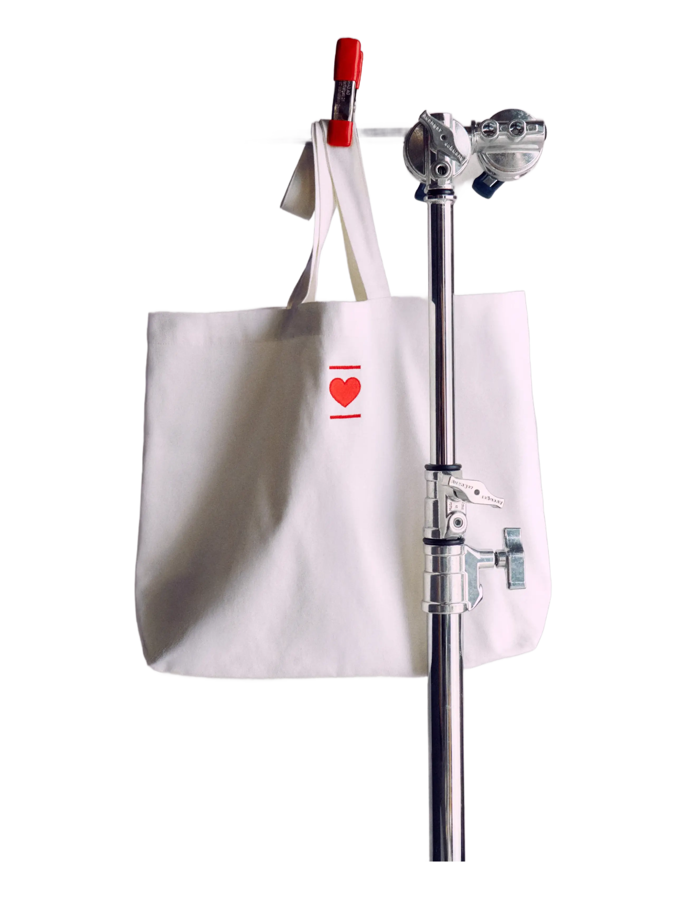 Enkel Studio BooztxHjerteforeningen Canvas tote - Everyday Style - CLOUD DANCER / cream