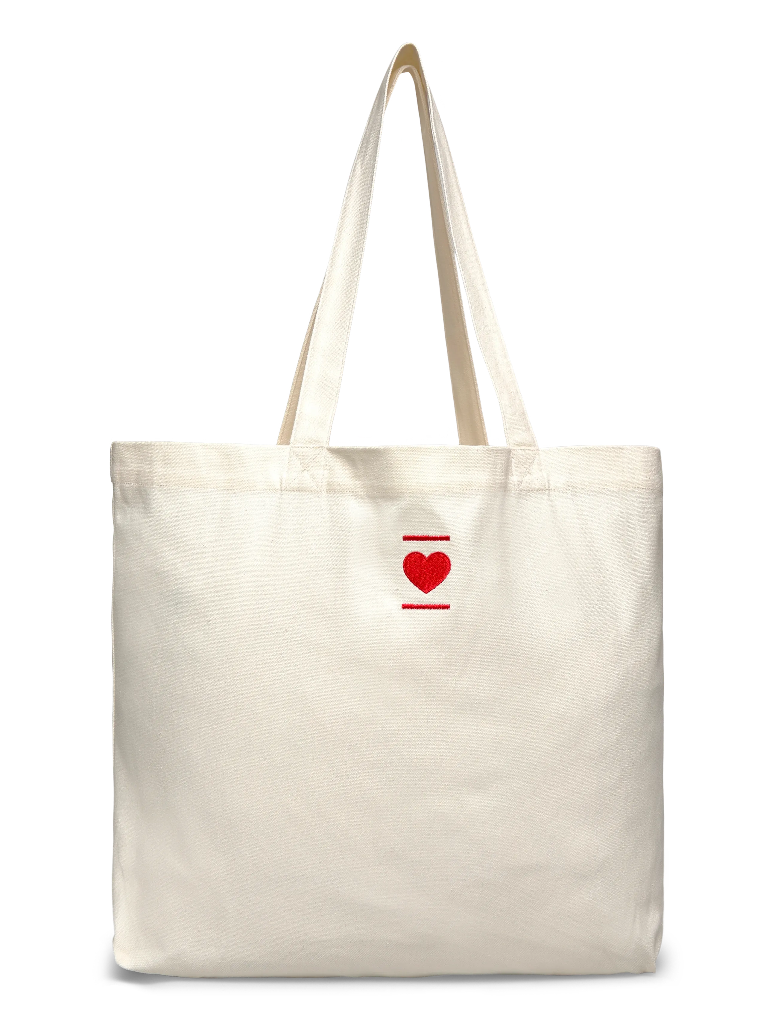 Enkel Studio BooztxHjerteforeningen Canvas tote - Kotid - CLOUD DANCER / white