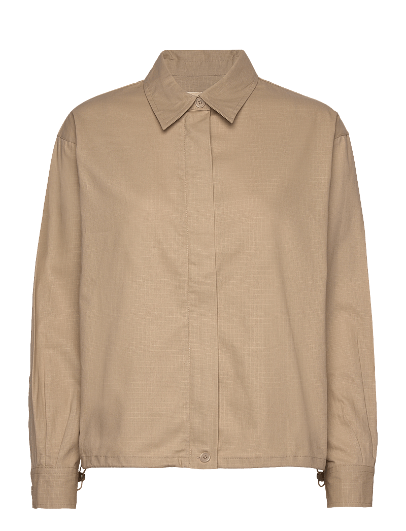 Enkel Studio - ESARRIE LS Shirt F - langärmlige hemden - windy sand dunes - 0