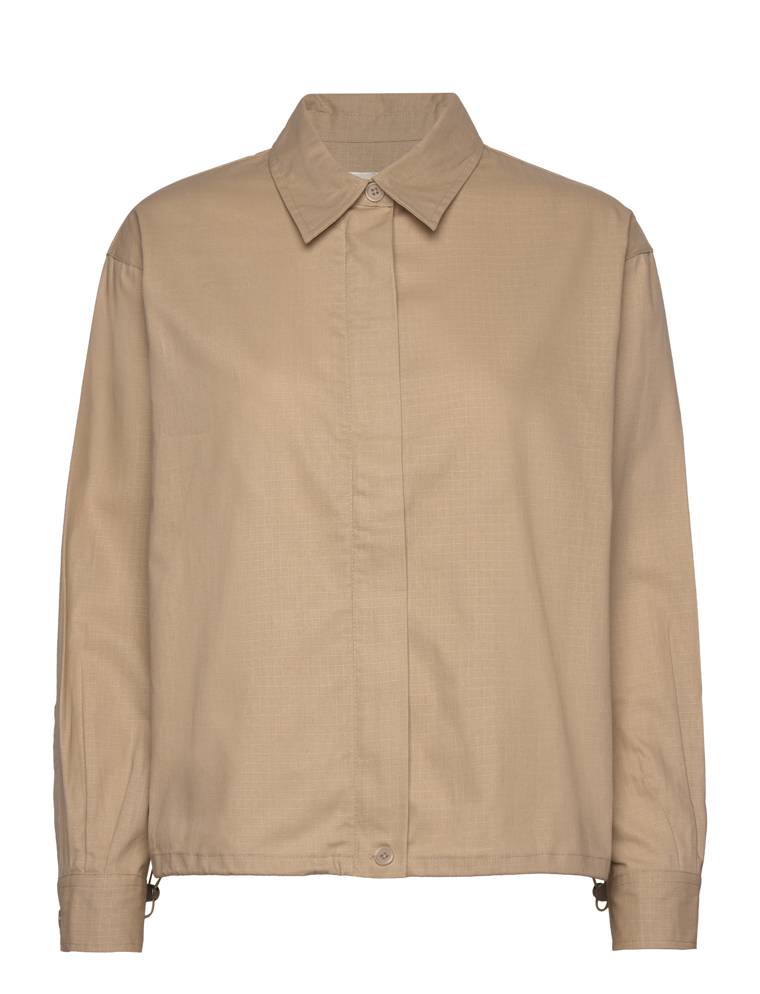 Enkel Studio ESARRIE LS Shirt F - Tøj - WINDY SAND DUNES / beige