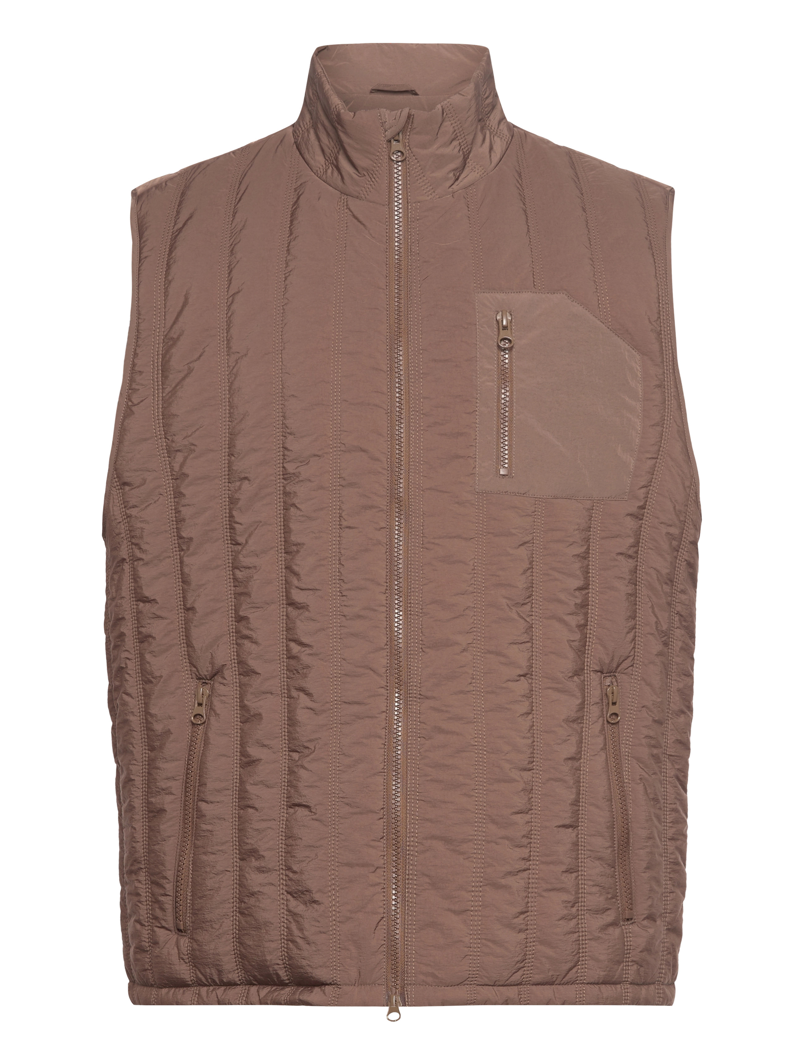 Enkel Studio ESBALEVO Vest M - Westen - SOFT SOIL BROWN / brown