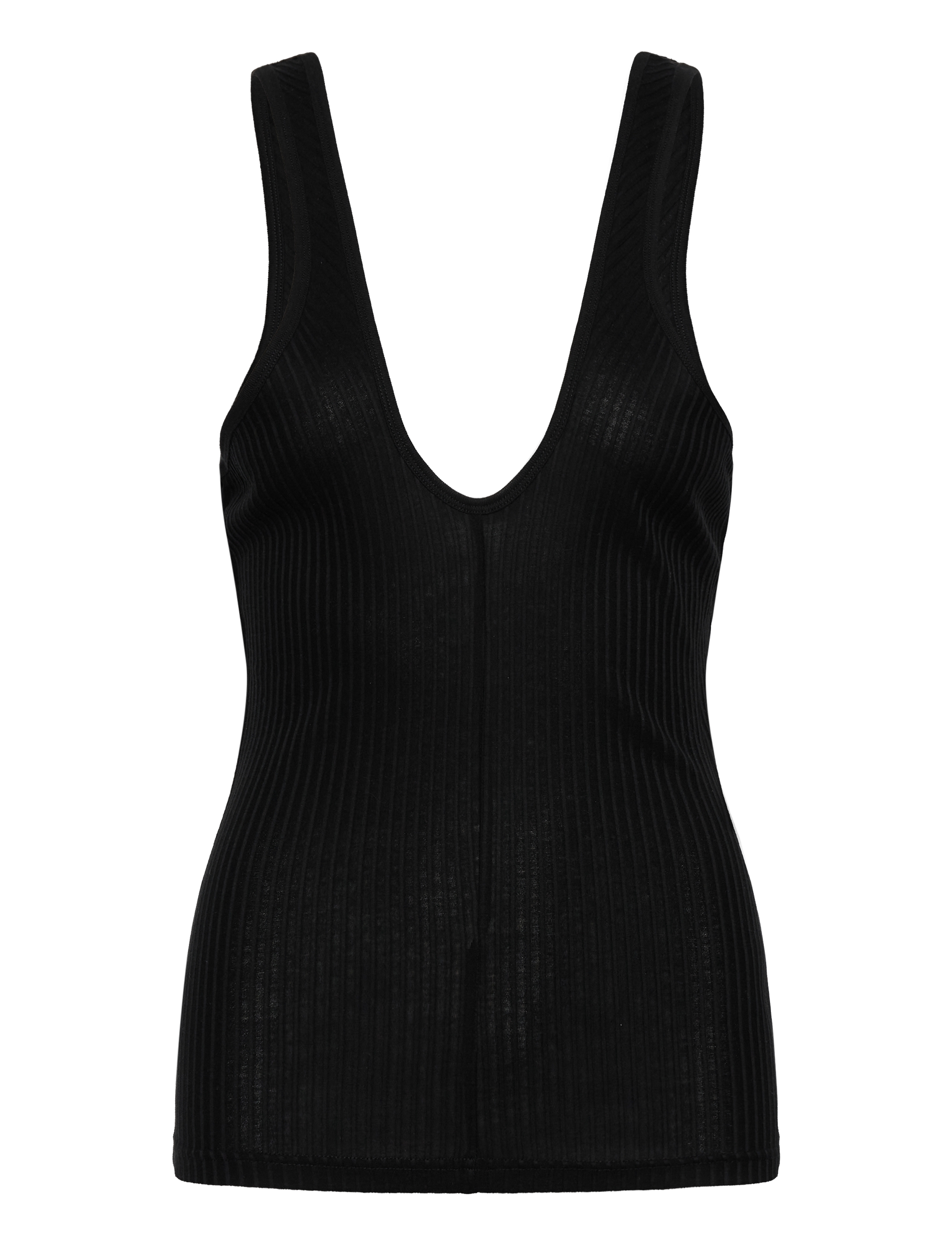 Enkel Studio ESVELO SL Cross Top F - T-shirts & Toppe - MIDNIGHT COAL / black