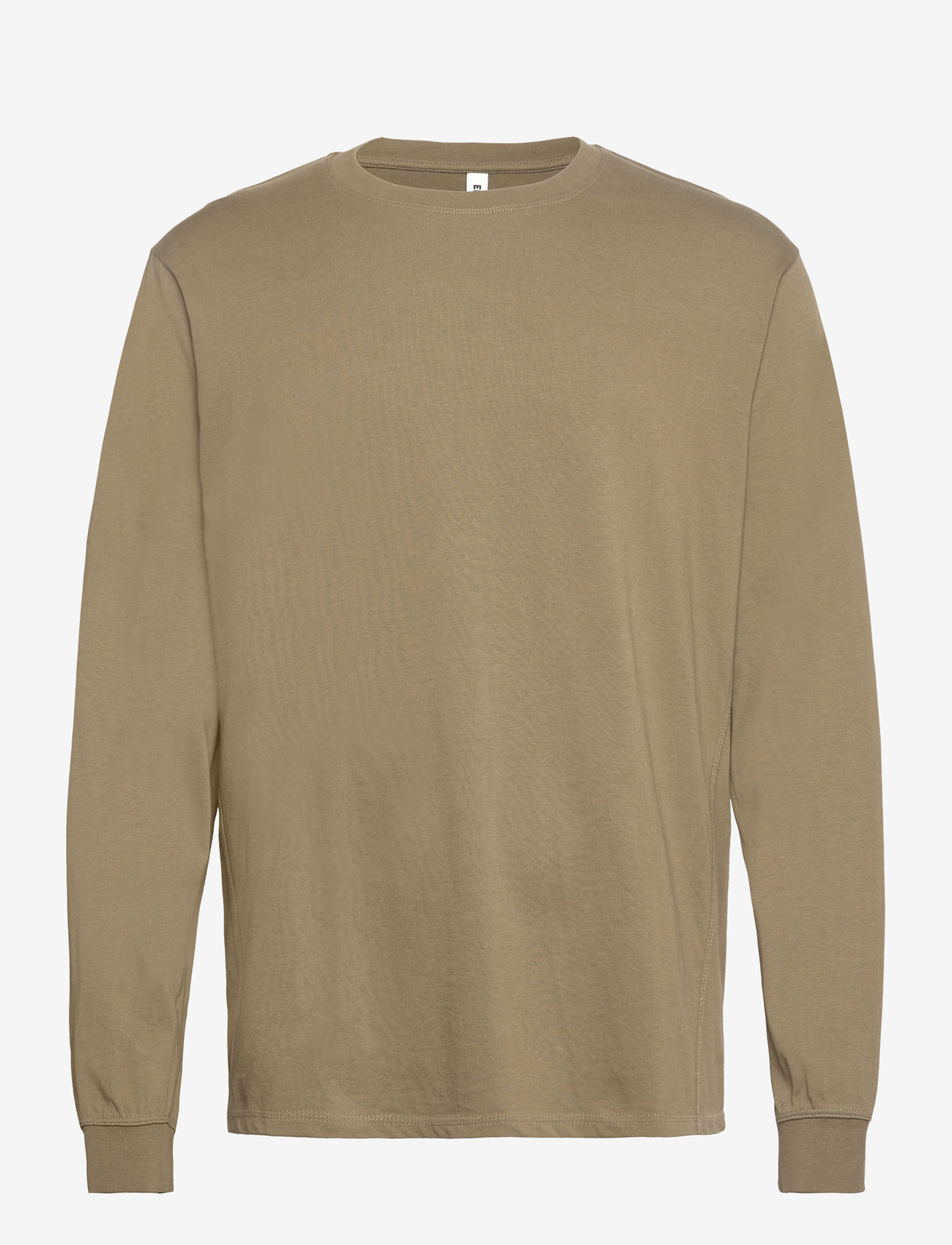Enkel Studio - ESLEAF LS Crewneck - Organic M - dark moss green - 0