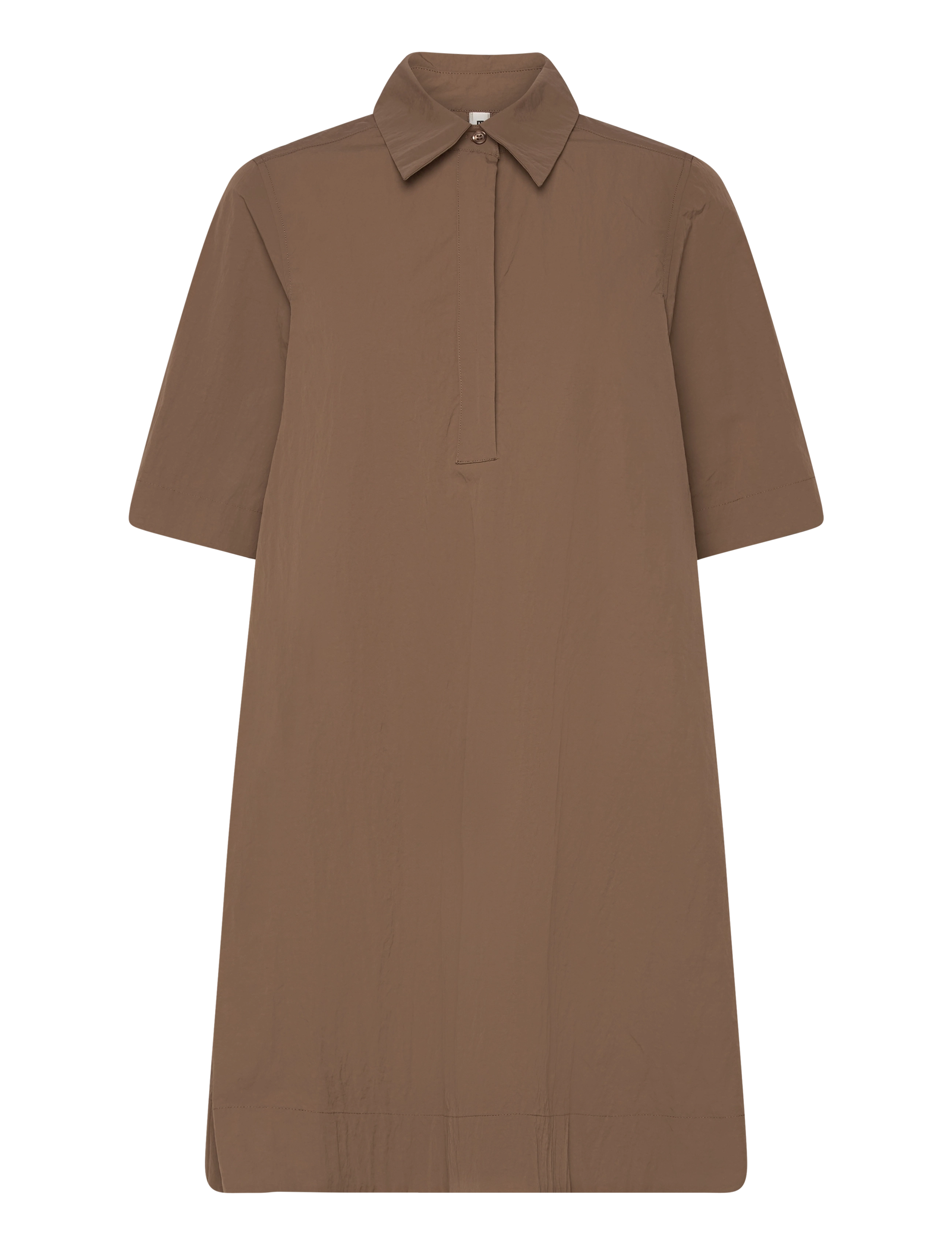 Enkel Studio ESGRASS SS Dress Short F - Kjoler - SOFT SOIL BROWN / brown