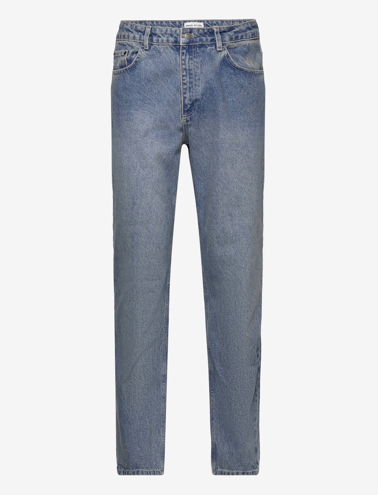 Enkel Studio - ESBOW Pants Denim M - Įprasto kirpimo džinsai - deep sea navy - 0