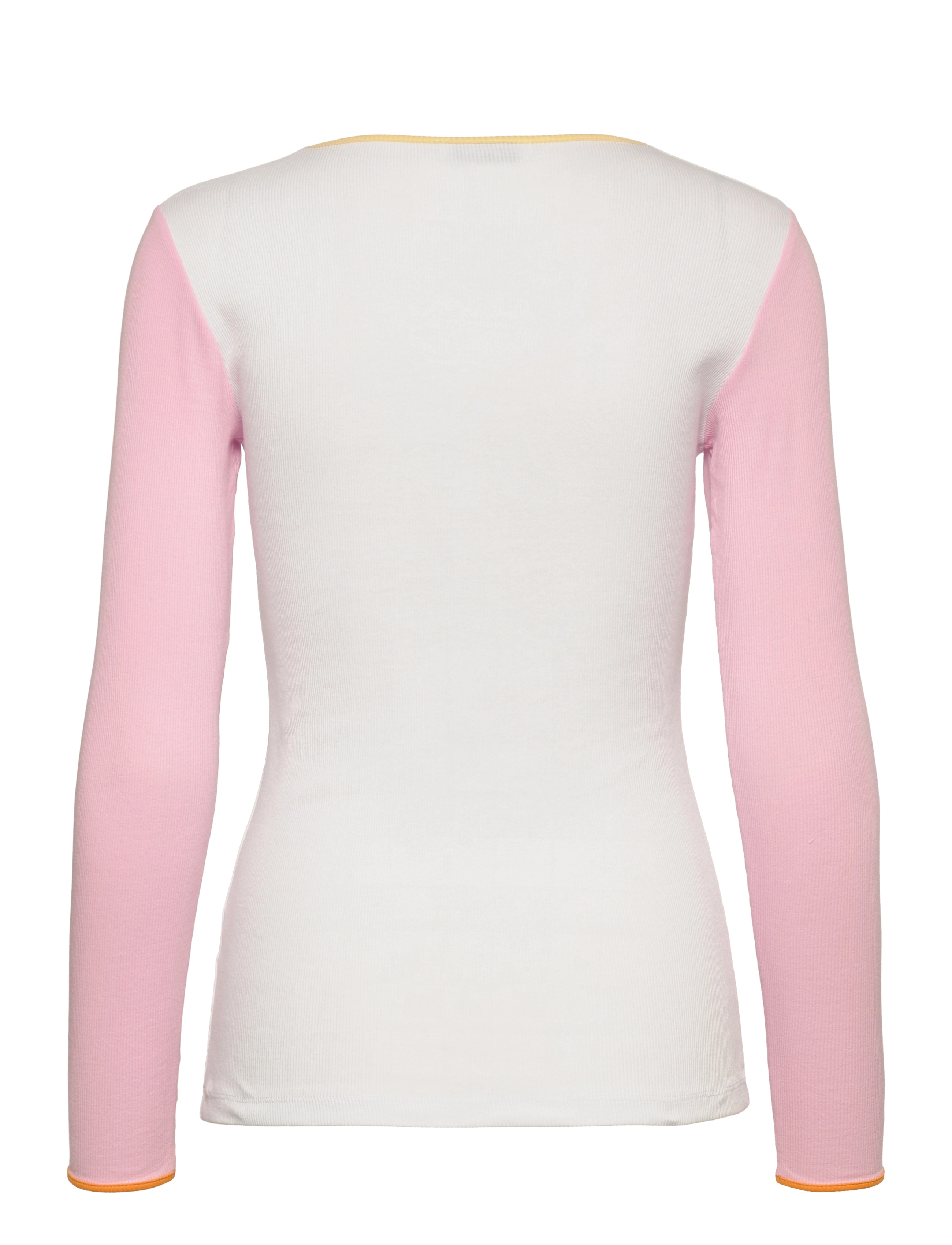 Envii - ENALLY LS O-N TEE BLOCK 5314 - bright white - 1