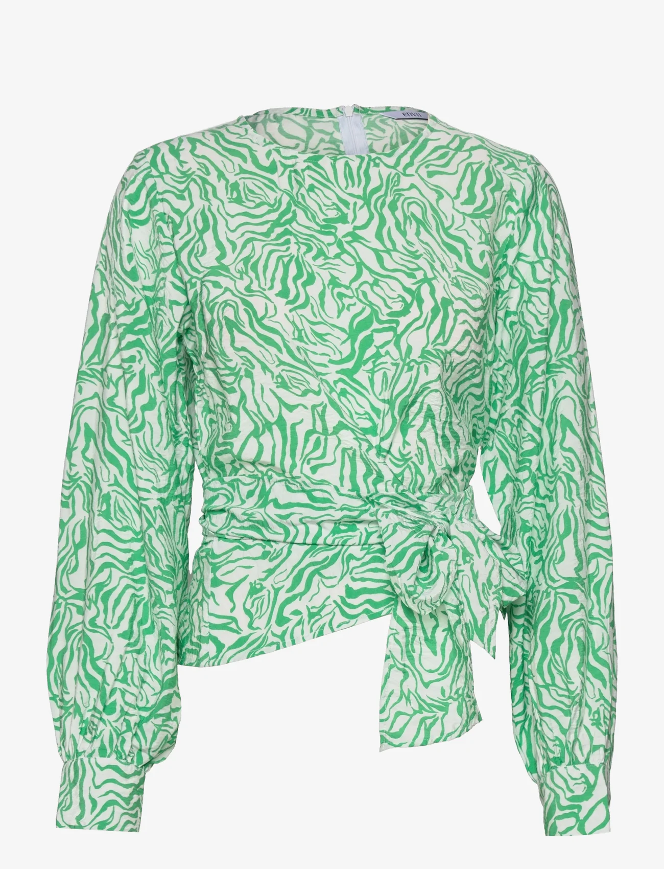 Envii - ENCOLBY LS TOP AOP 6891 - blouses met lange mouwen - emerald zebra - 0
