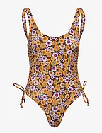 ENDROP SWIMSUIT AOP 5782 - BROWN POPPY