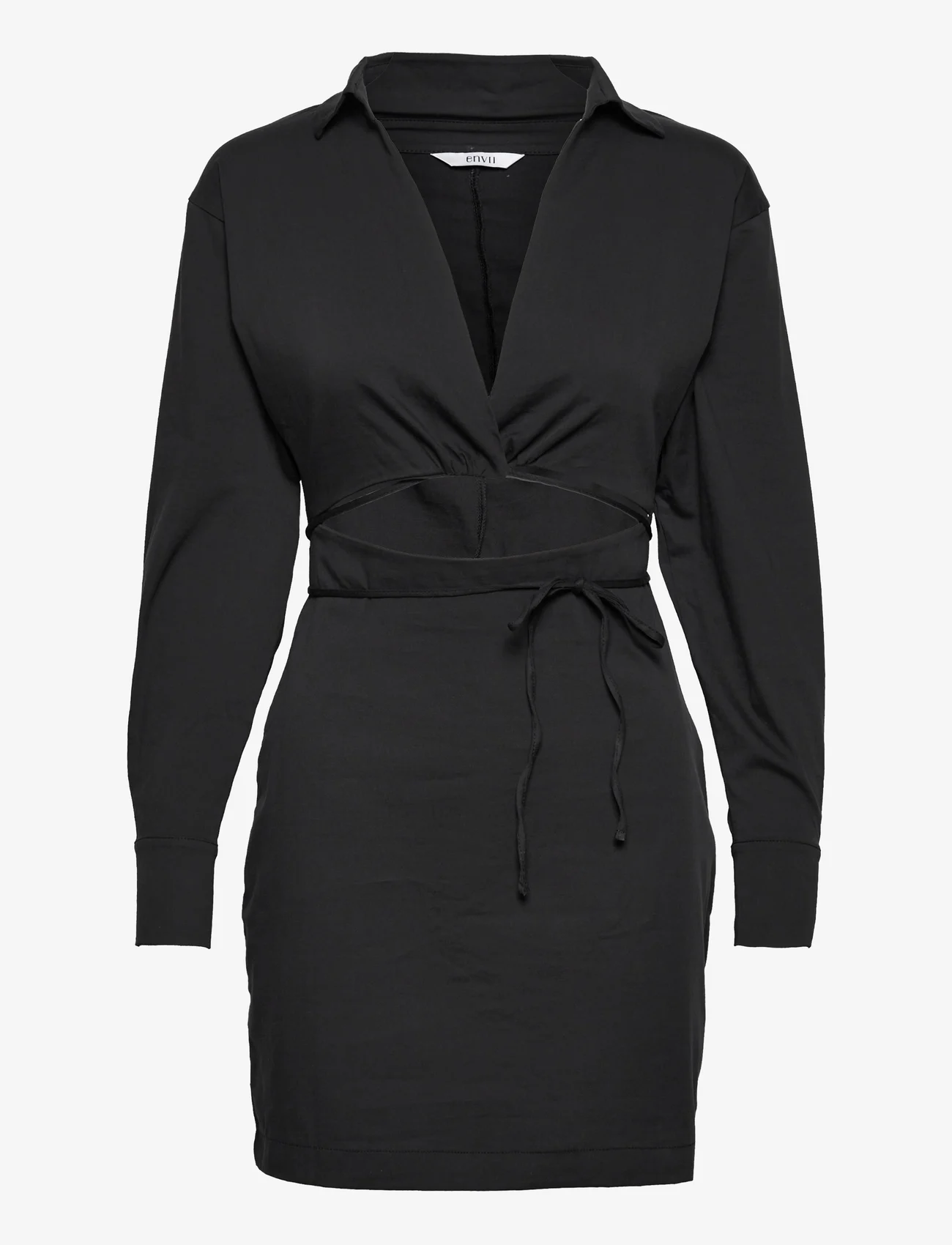 Envii - ENTAMMY LS DRESS 6893 - feestelijke kleding voor outlet-prijzen - black - 0