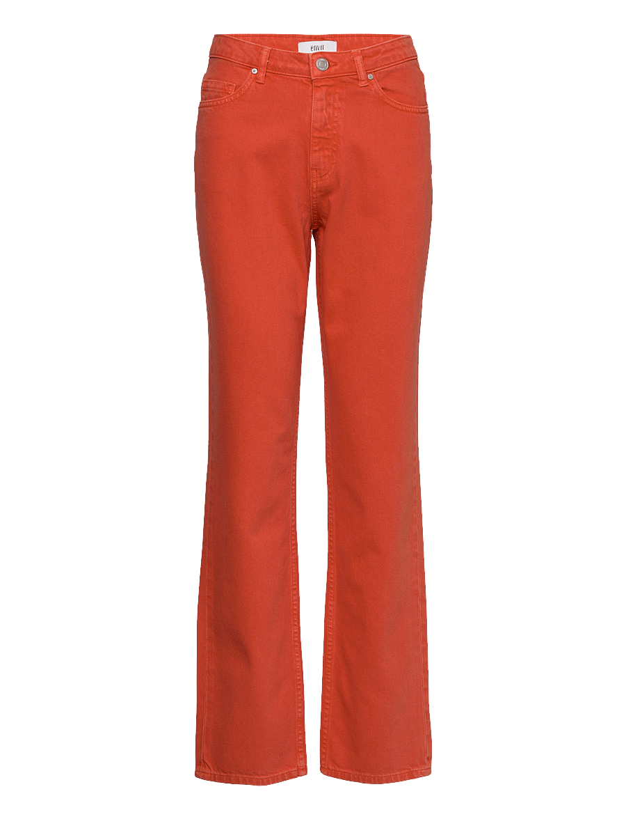 Envii - ENBREE STRAIGHT JEANS 6865 - straight jeans - tangerine tango - 0