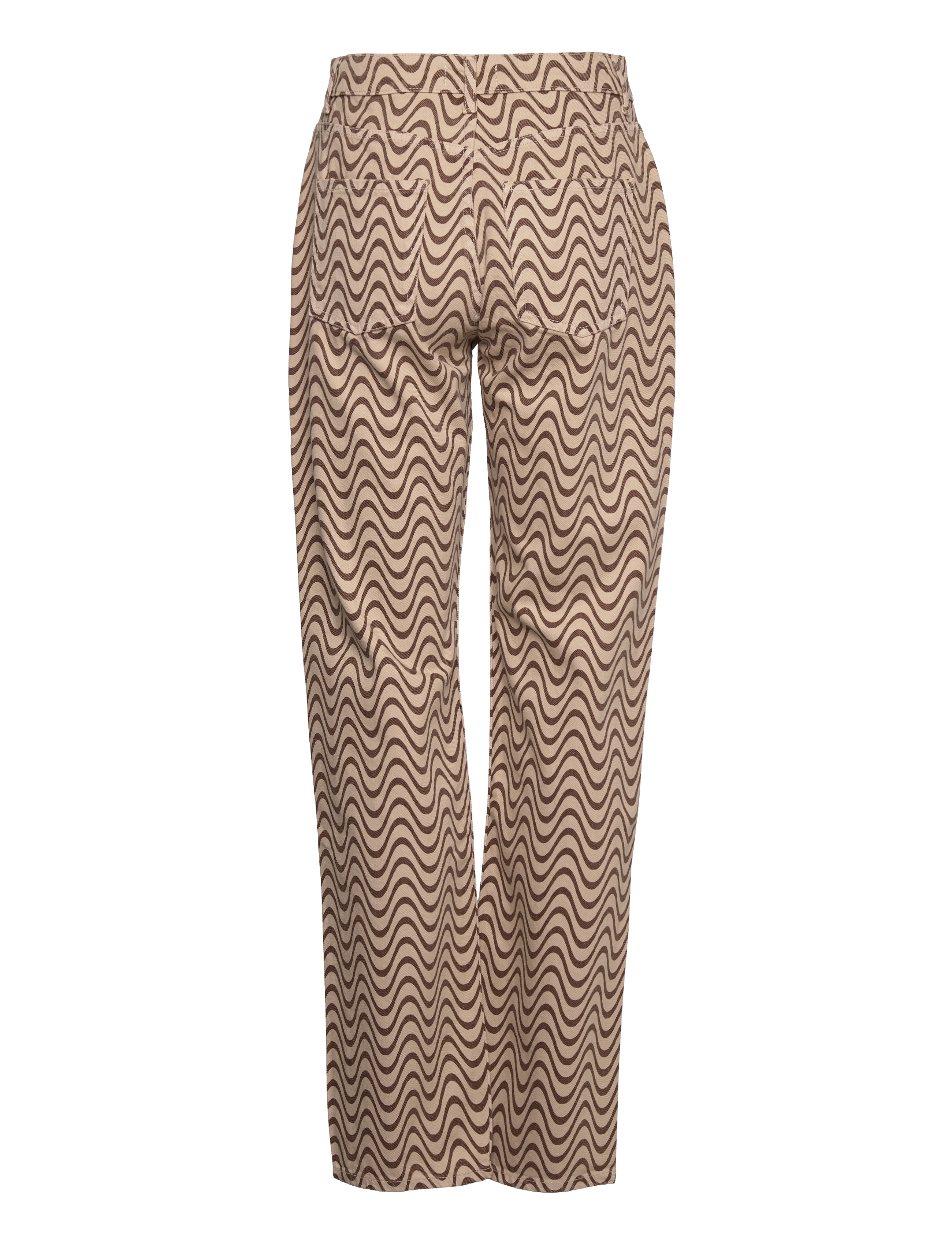Envii - ENBREE STRAIGHT JEANS AOP 6865 - straight jeans - brown wave - 1