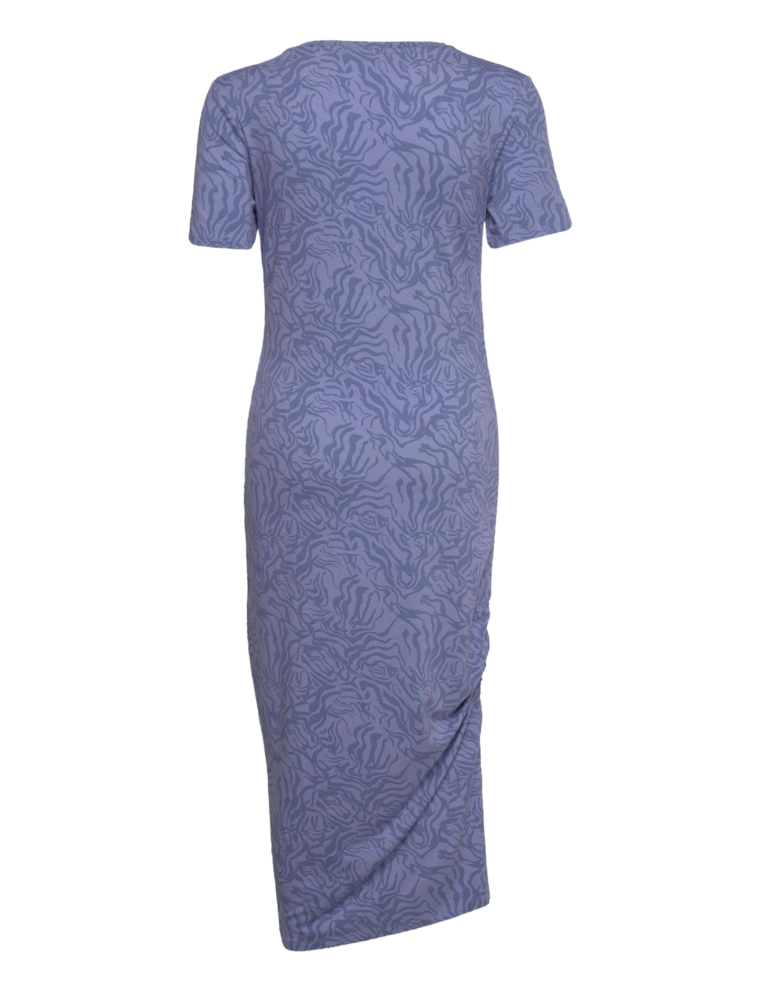 Envii - ENZOE SS DRESS AOP BZ 5329 - vabaaja kleidid - blue imp zebra - 1