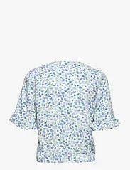 Envii - ENGOLDSTONE SS TOP AOP 6696 - short-sleeved blouses - field of blue - 1
