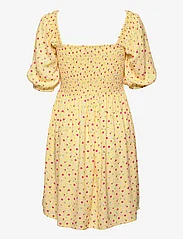 Envii - ENZINNIA SS SHORT DRESS AOP 6696 - summer dresses - pink buttercup - 1