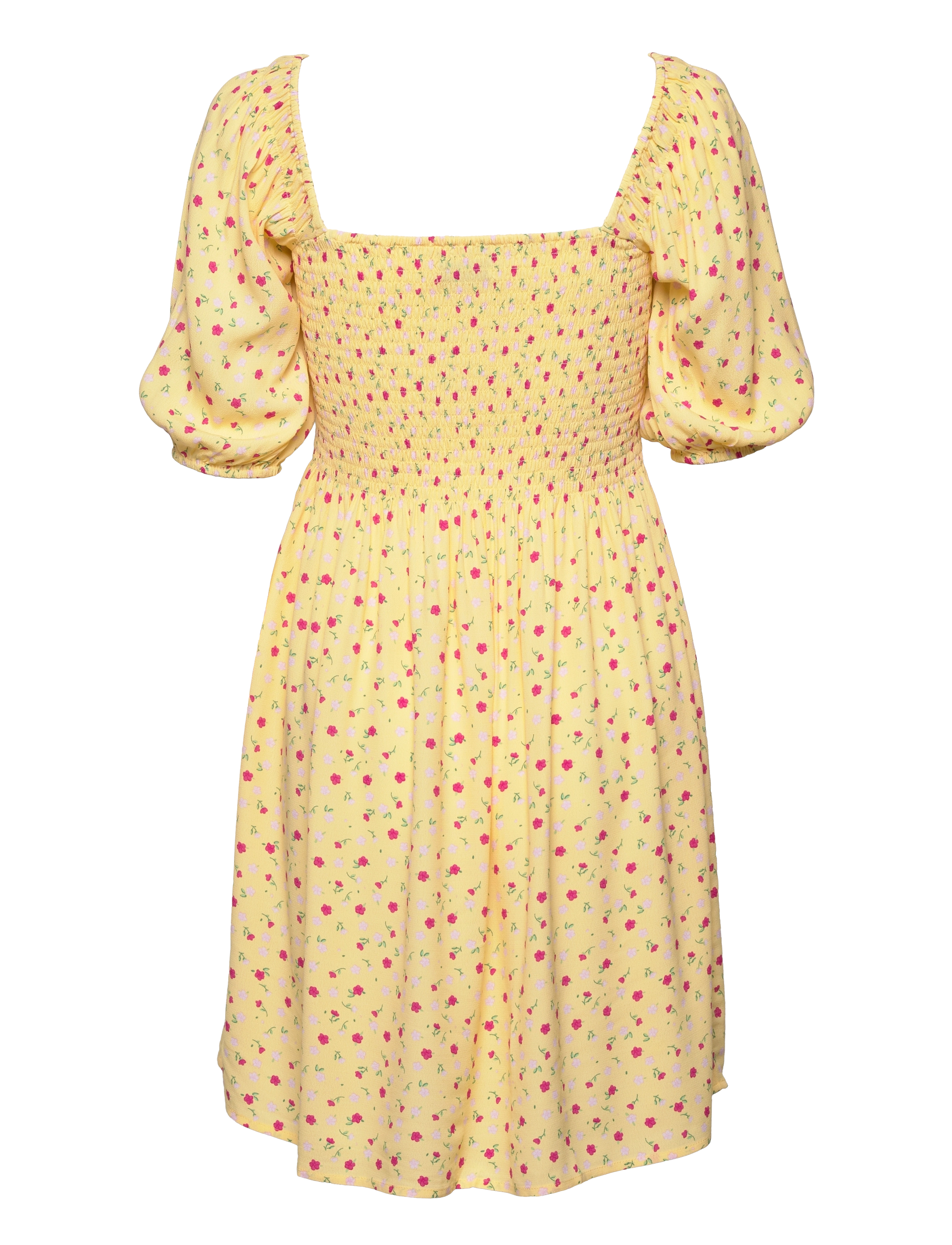 Envii - ENZINNIA SS SHORT DRESS AOP 6696 - sommerkjoler - pink buttercup - 1