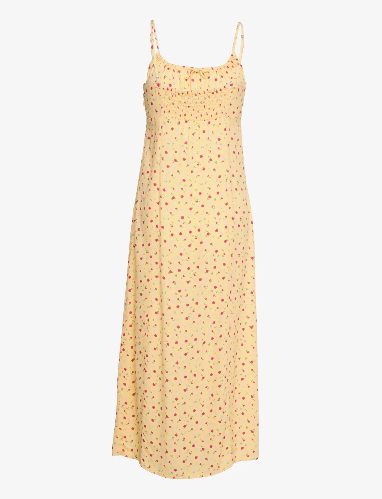 Envii - ENSAPPHIRE SL DRESS AOP 6696 - festklær til outlet-priser - pink buttercup - 1