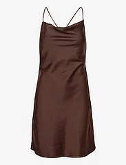 Envii - ENAMBER SL DRESS 6785 - slip dresses - chestnut - 0