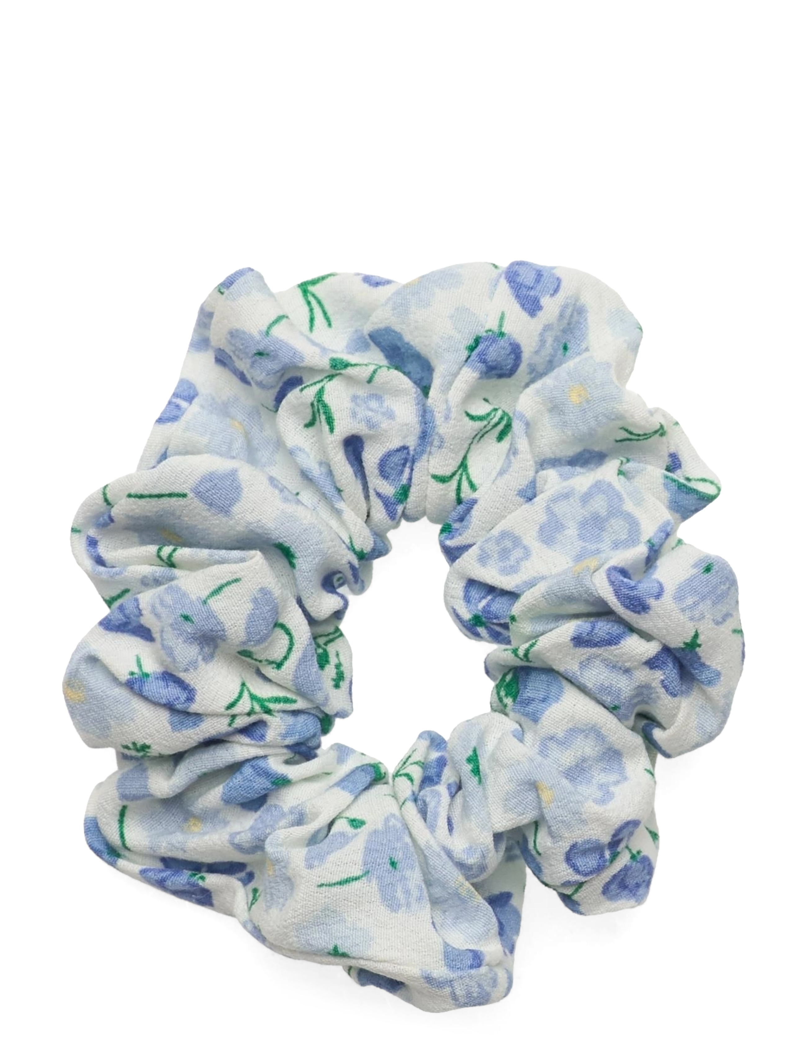 ENWELLY SCRUNCHIE AOP 6696 - FIELD OF BLUE