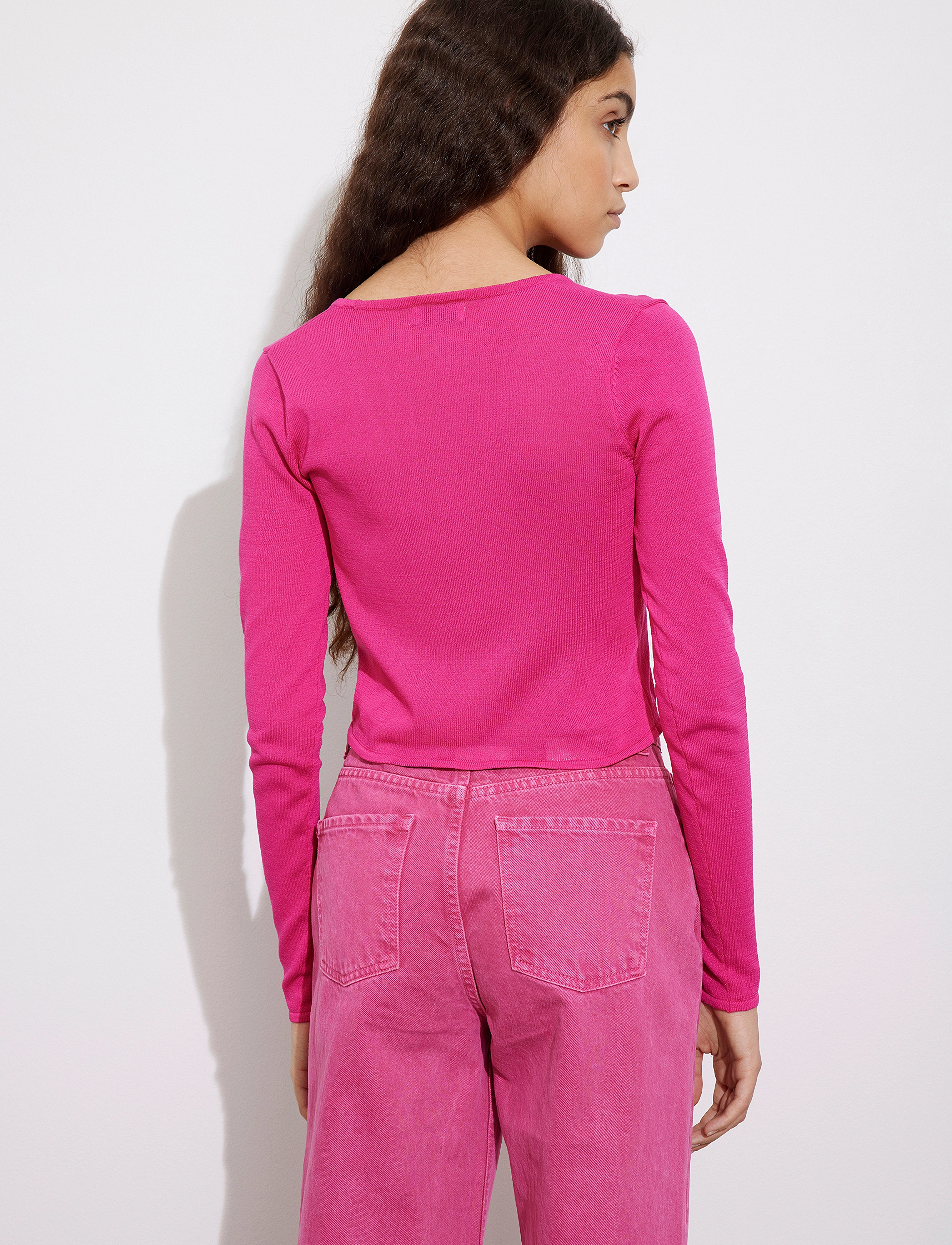 Envii - ENOIL LS CARDIGAN 6911 - beetroot purple - 3