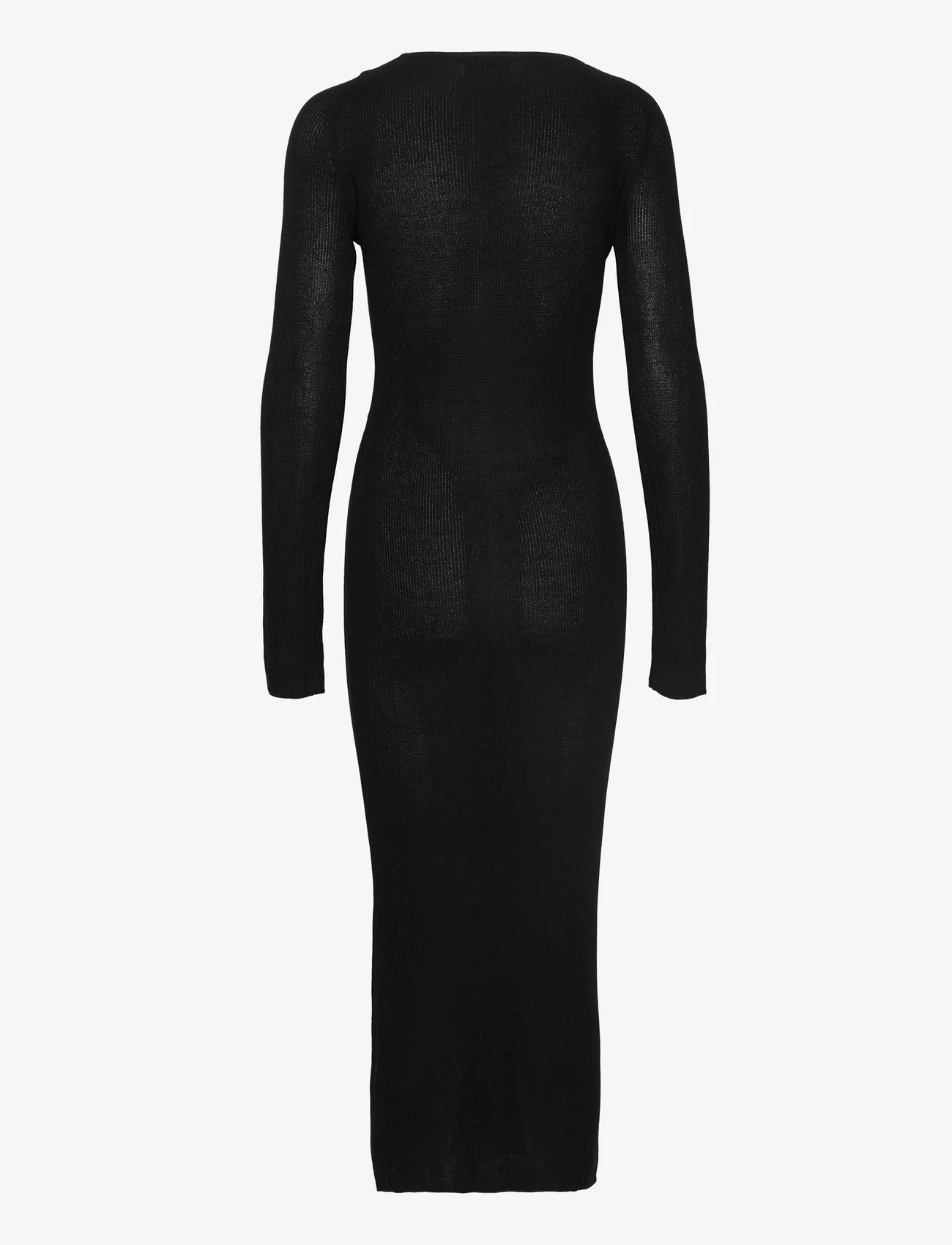 Envii - ENOIL LS DRESS 6911 - bodycon jurken - black - 1