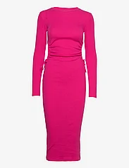 Envii - ENALLY LS HOLE DRESS 5314 - bodycon dresses - beetroot purple - 0