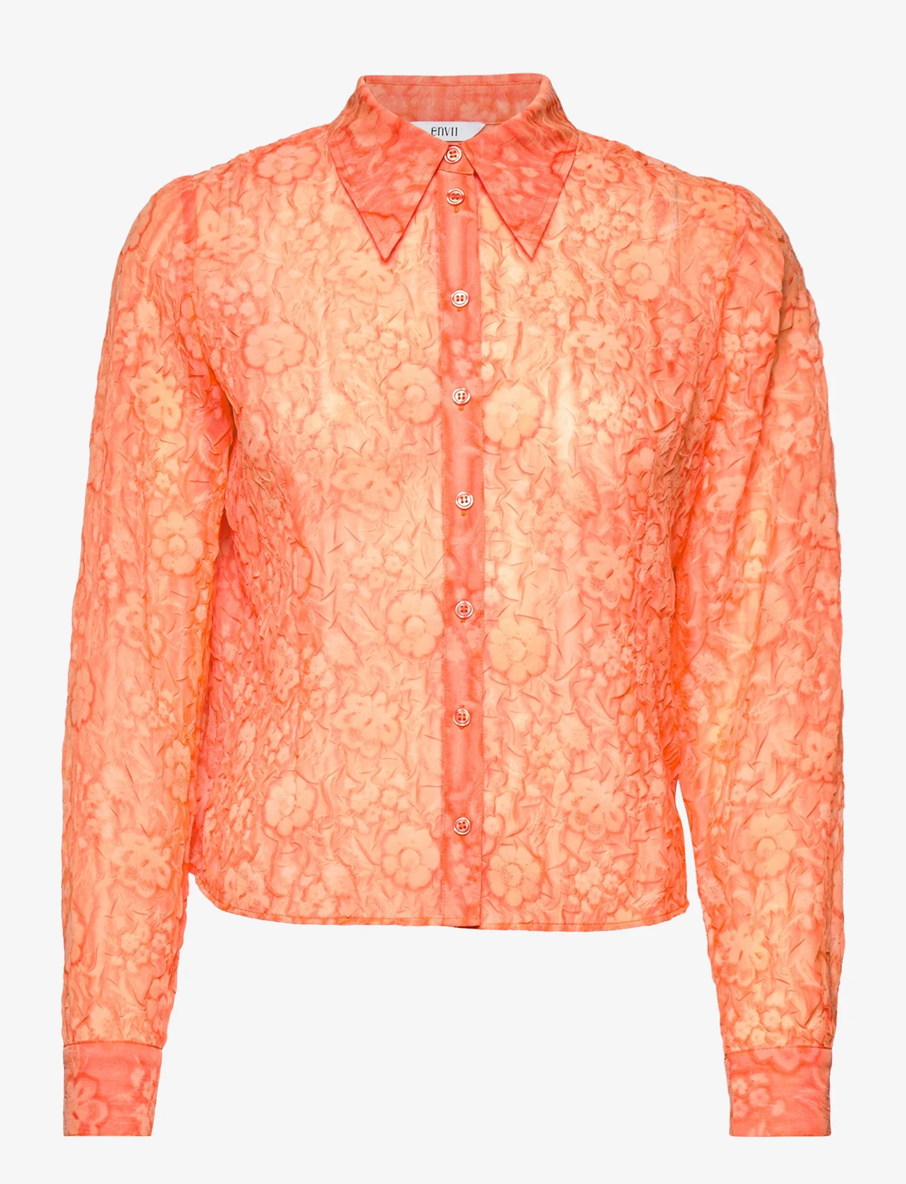 Envii - ENALPHA LS SHIRT 6935 - long-sleeved shirts - coral rose - 0
