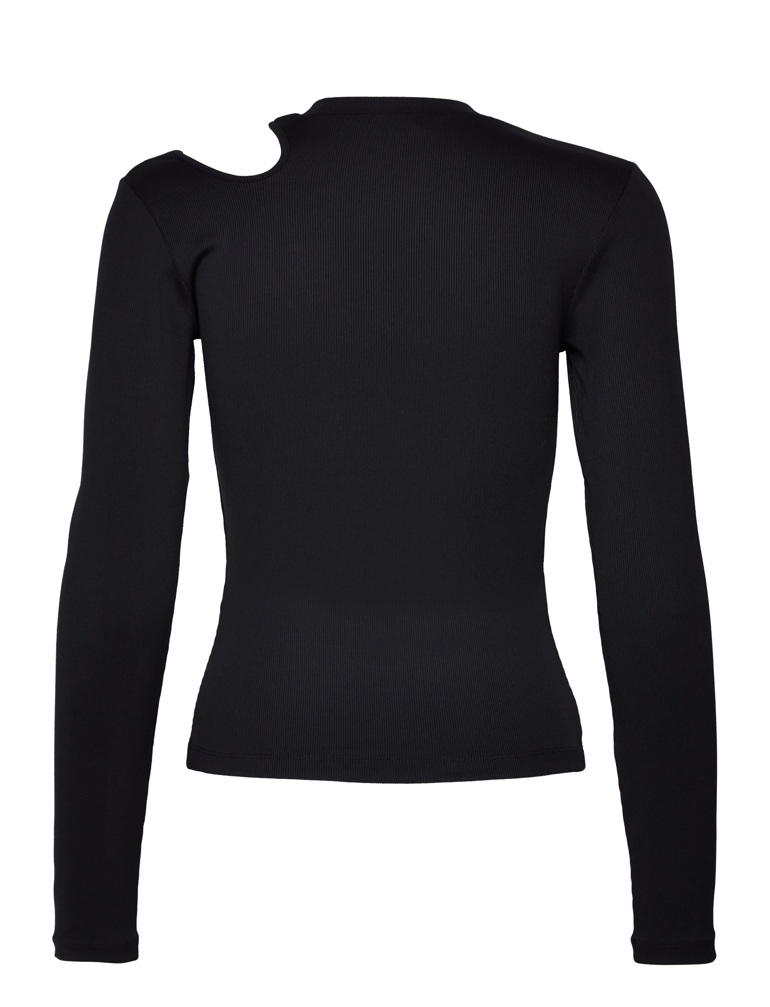 Envii - ENCOOL LS CO TEE 5347 - long-sleeved tops - black - 1