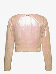 Envii - ENNOVA LS TOP 7003 - long-sleeved blouses - nude sequins - 1