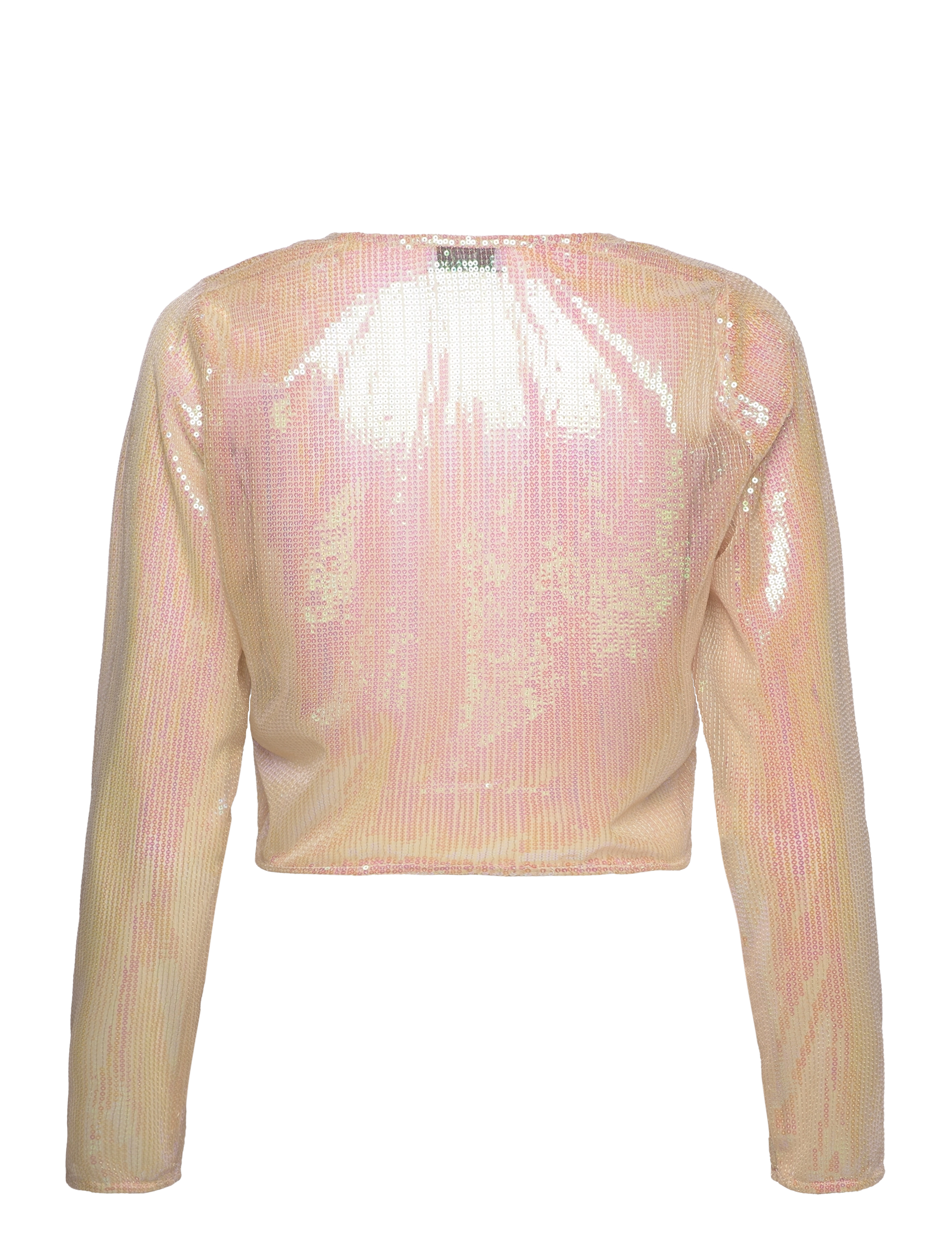 Envii - ENNOVA LS TOP 7003 - langærmede bluser - nude sequins - 2