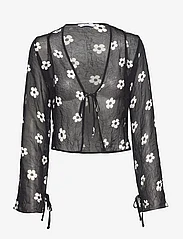 Envii - ENEARTH LS TOP AOP 7004 - long-sleeved blouses - flower planet - 0