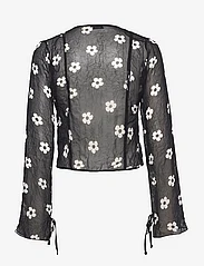 Envii - ENEARTH LS TOP AOP 7004 - long-sleeved blouses - flower planet - 1