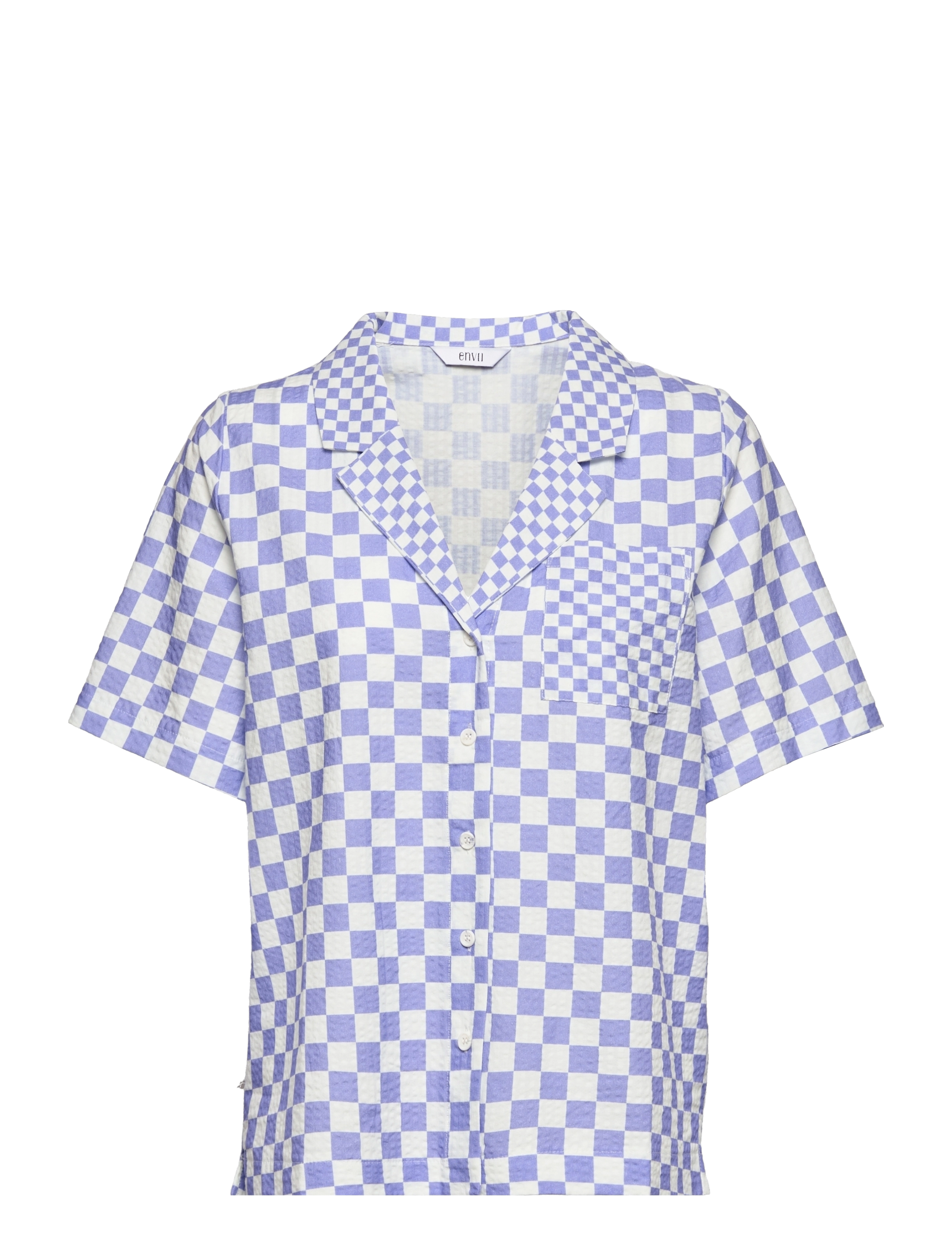 Envii Enenzo Ss Shirt Aop 6743, XS, Shirts, Mehrfarbig/gemustert - Short-sleeved, Frauen