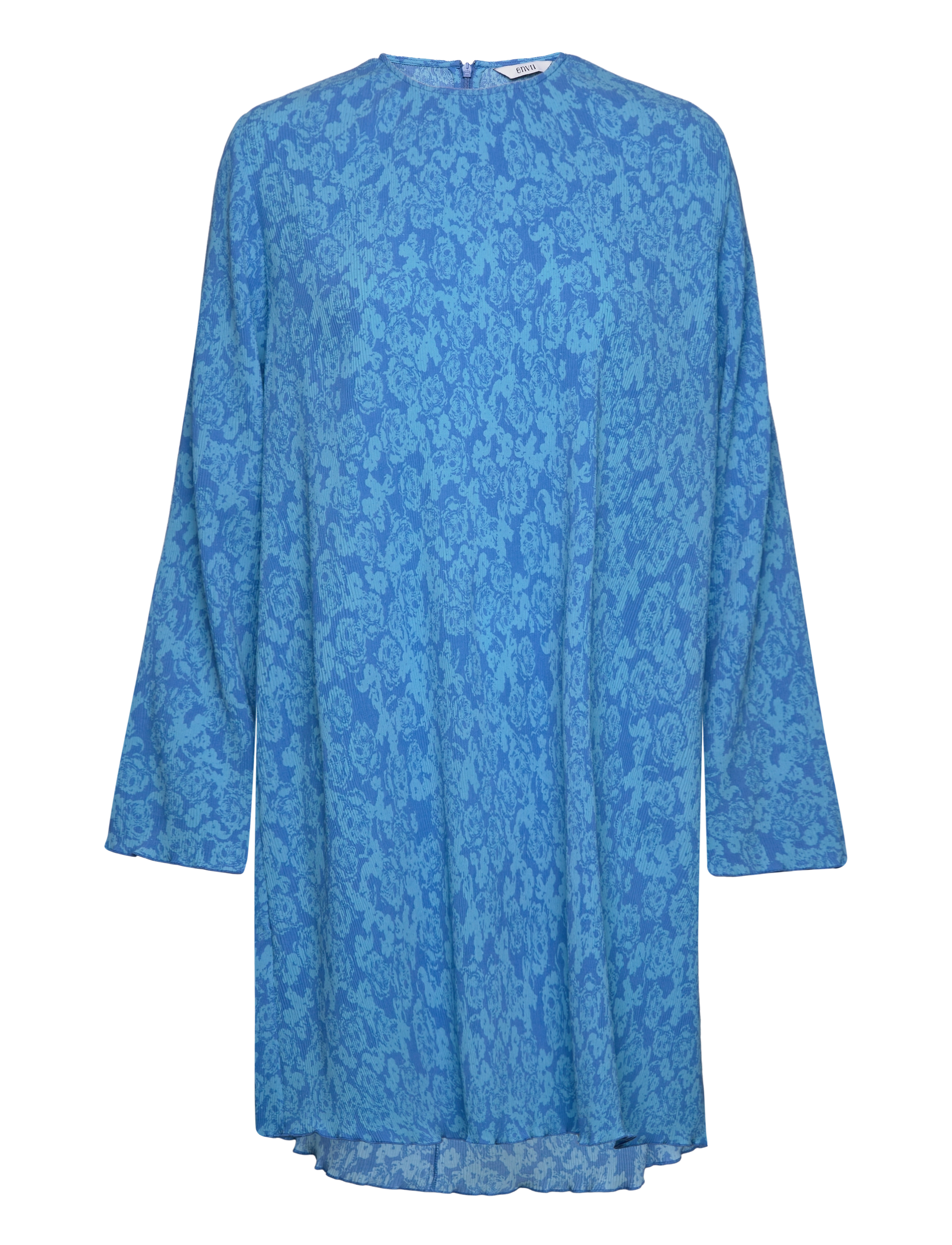 Envii Enmette Ls Dress 6954, S, Dresses, Blau - Short Dress, Frauen