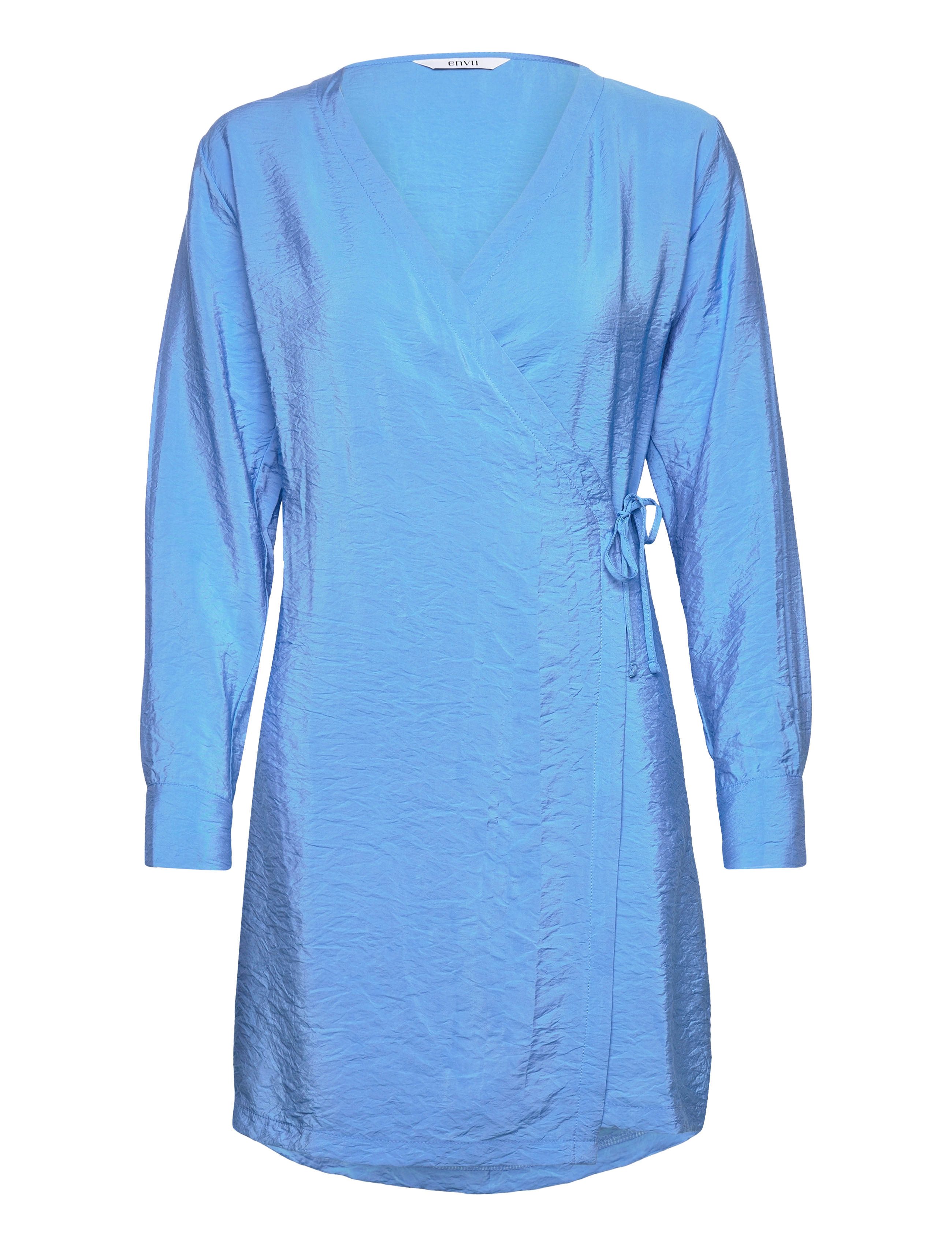 ENVII Envictoria Ls Kurz Kleid 6891 Blau - S - Damen