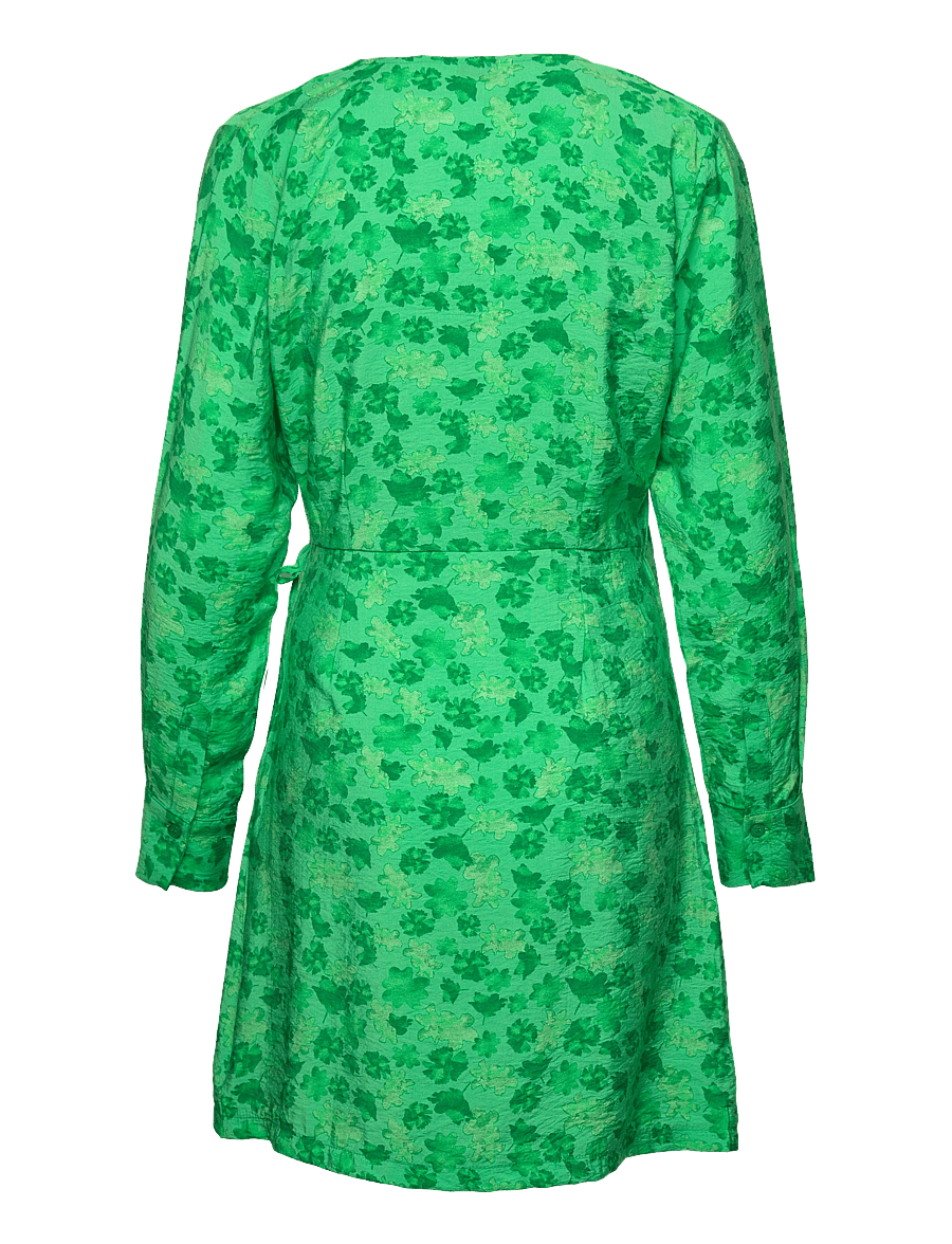 Envii - ENVICTORIA LS SHORT DRESS AOP 6891 - wickelkleider - water lily aop - 2