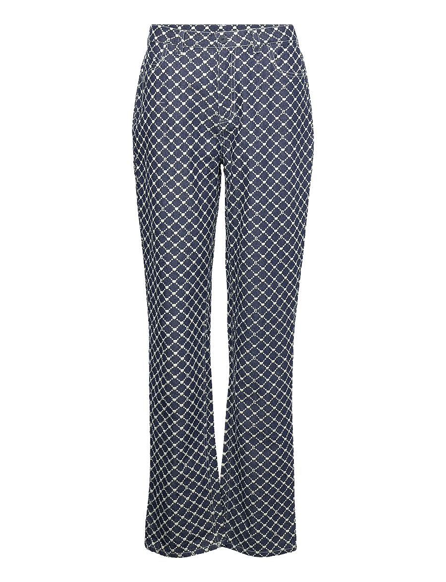 Envii - ENKATRINE PANTS 6956 - bukser med lige ben - denim emb - 1