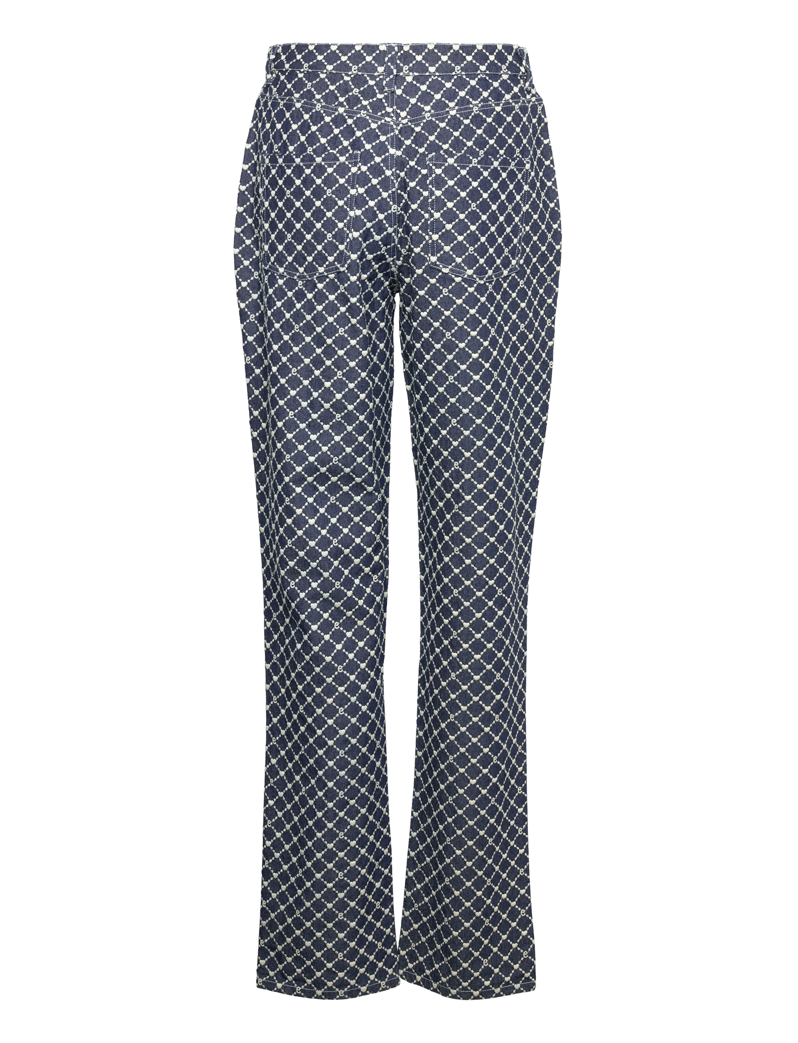 Envii - ENKATRINE PANTS 6956 - bikses ar taisnām starām - denim emb - 2