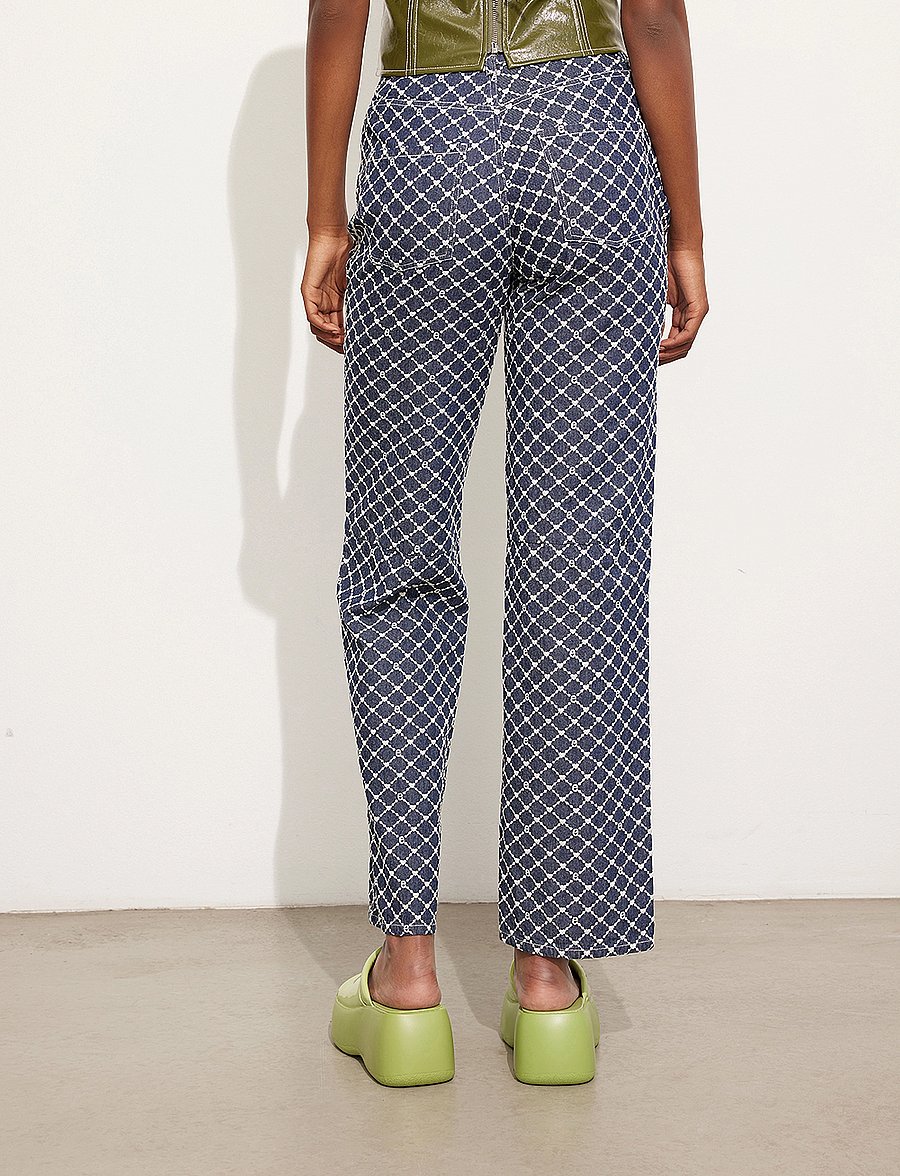 Envii - ENKATRINE PANTS 6956 - bukser med lige ben - denim emb - 4