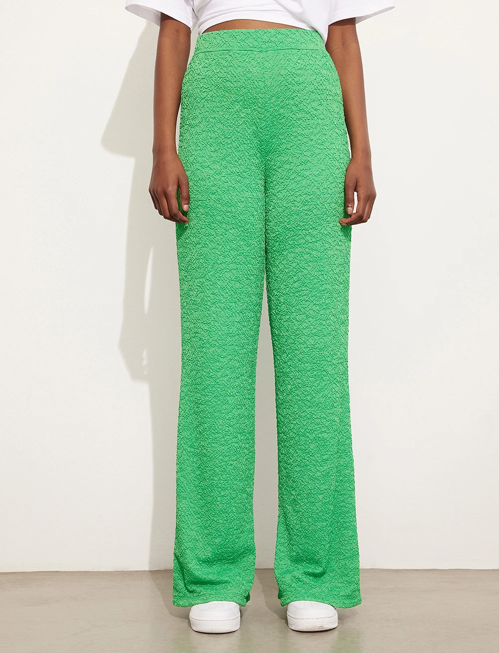 Envii - ENLAURA PANTS 6960 - sirge säärega püksid - kelly green - 0