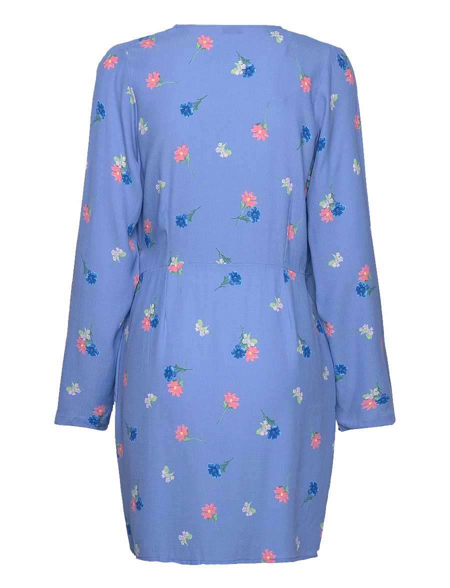 Envii - ENLIME LS V-N DRESS AOP 7014 - slå-om-kjoler - flower bouquet - 1