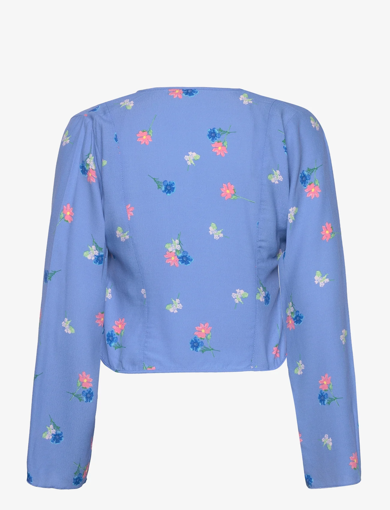 Envii - ENLIME LS TOP AOP 7014 - long-sleeved blouses - flower bouquet - 1