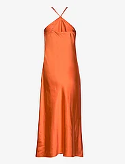 Envii - ENPAPAYA SL MIDI DRESS 6984 - slip dresses - red orange - 1