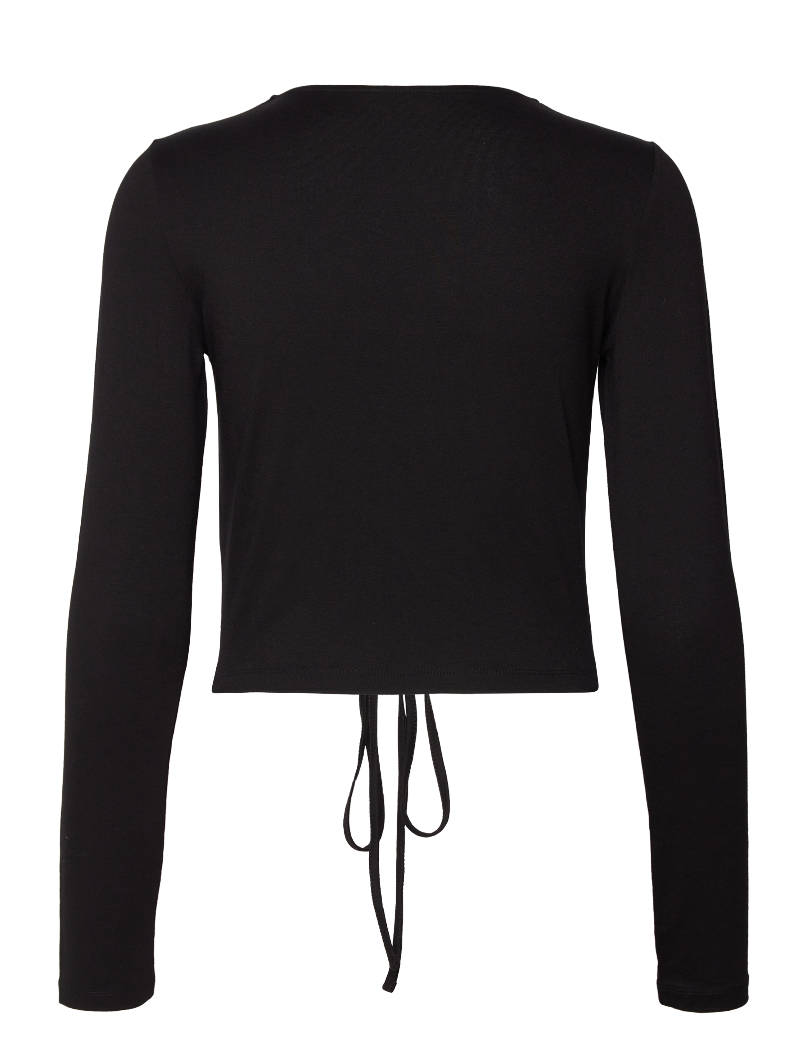Envii - ENPOME LS STRING TEE 6971 - langærmede toppe - black - 1