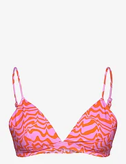 Envii - ENJELLYFISH SWIM BRA AOP 7016 - trikampio formos bikinio liemenėlės - wobbely pink - 0