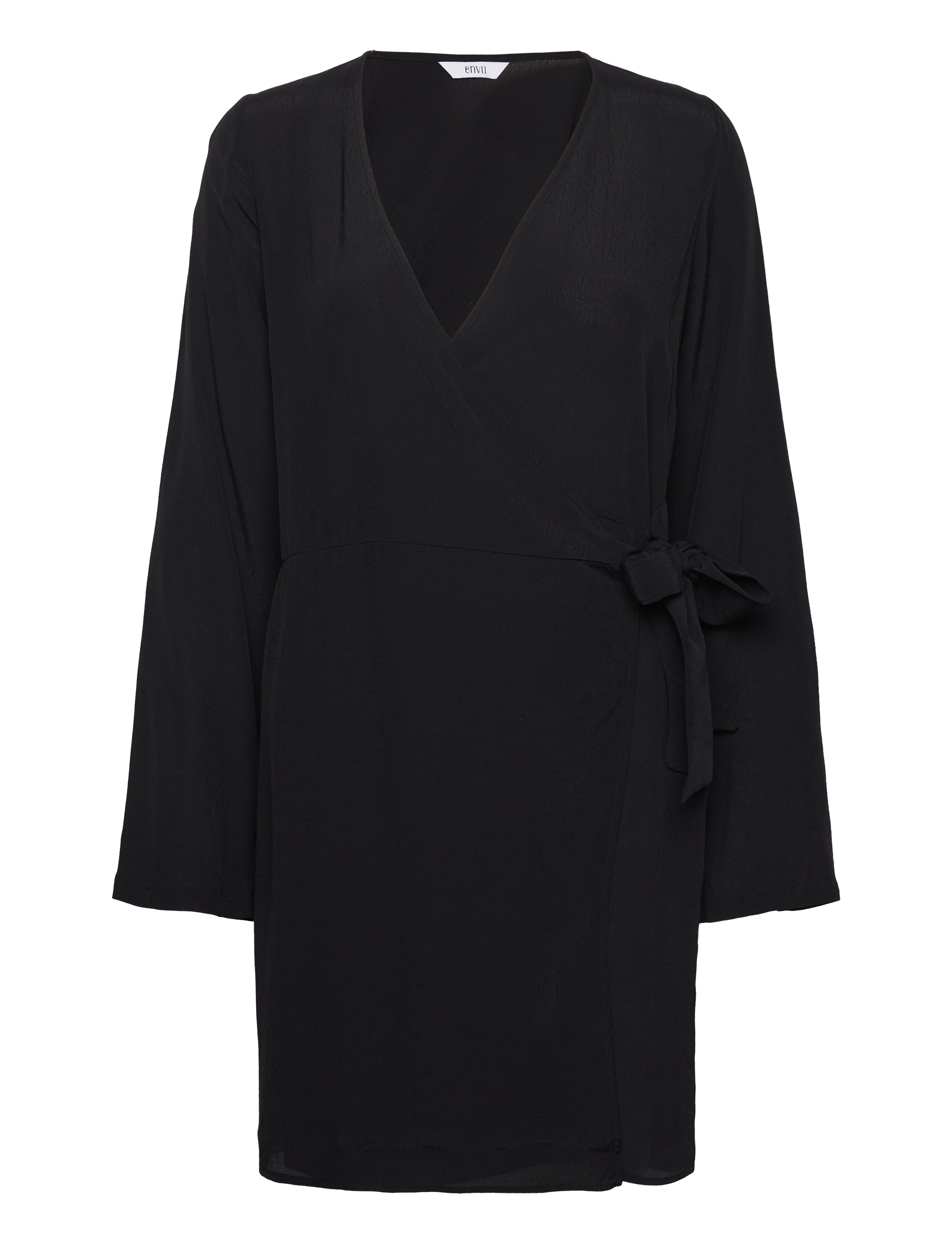 ENVII Enlime Ls V-N Kleid 7014 Schwarz - XS - Damen