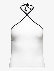 Envii - ENALLY SL CONTRAST TOP 5314 - lowest prices - bright white - 0