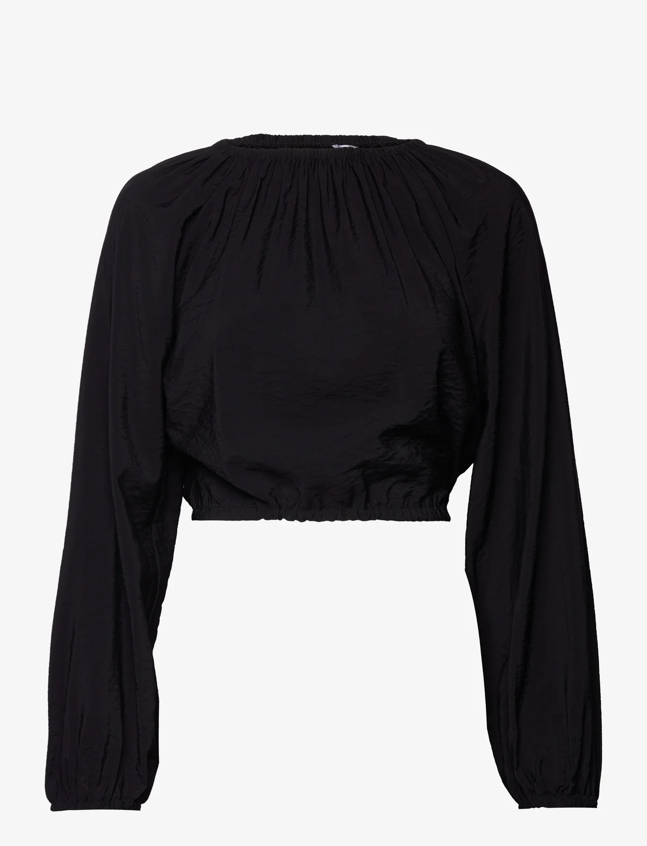 Envii - ENMALLORCA LS TOP 6891 - long-sleeved blouses - black - 0