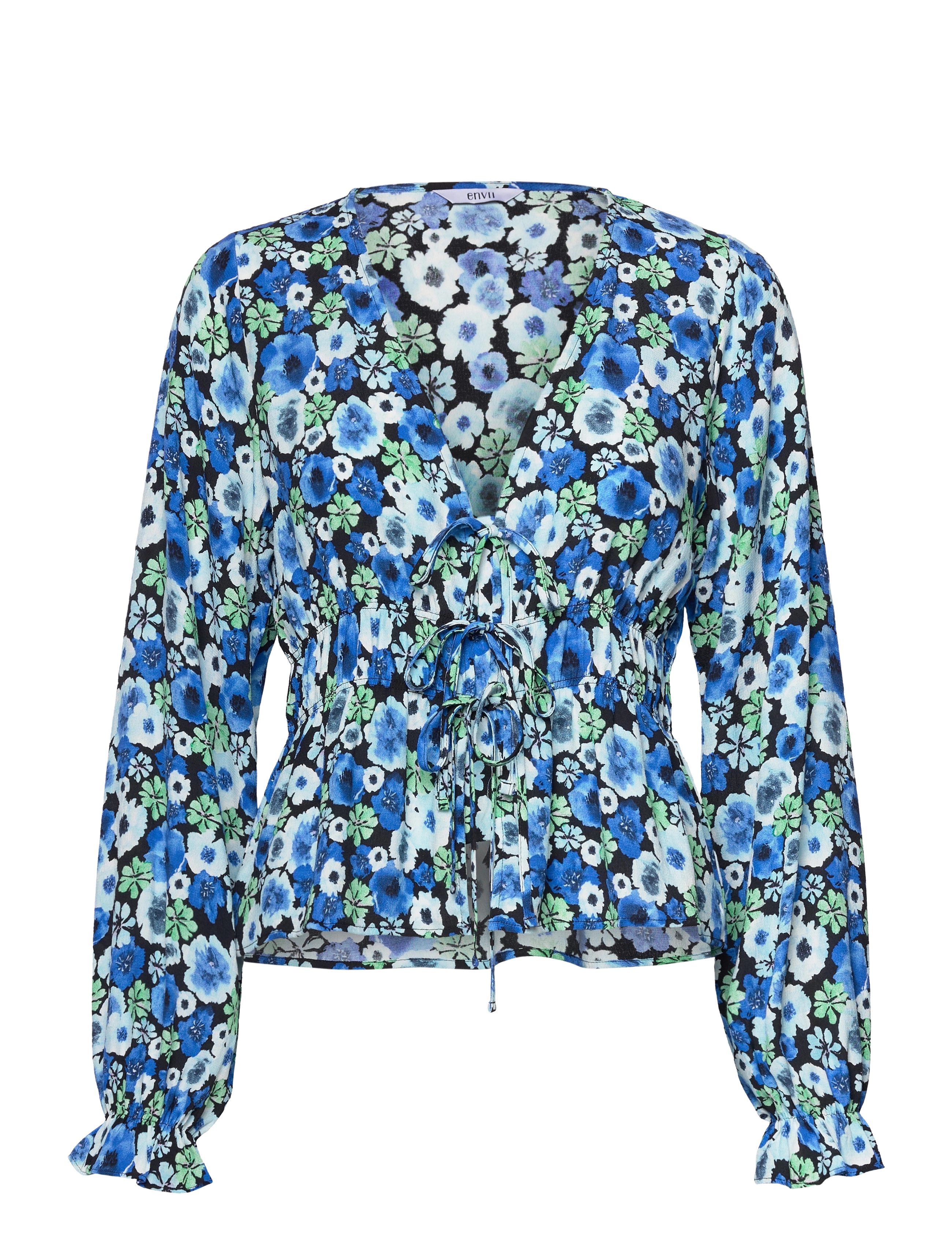 ENVII Enwax Ls Oberteil Aop 7014 Blau - XS - Damen