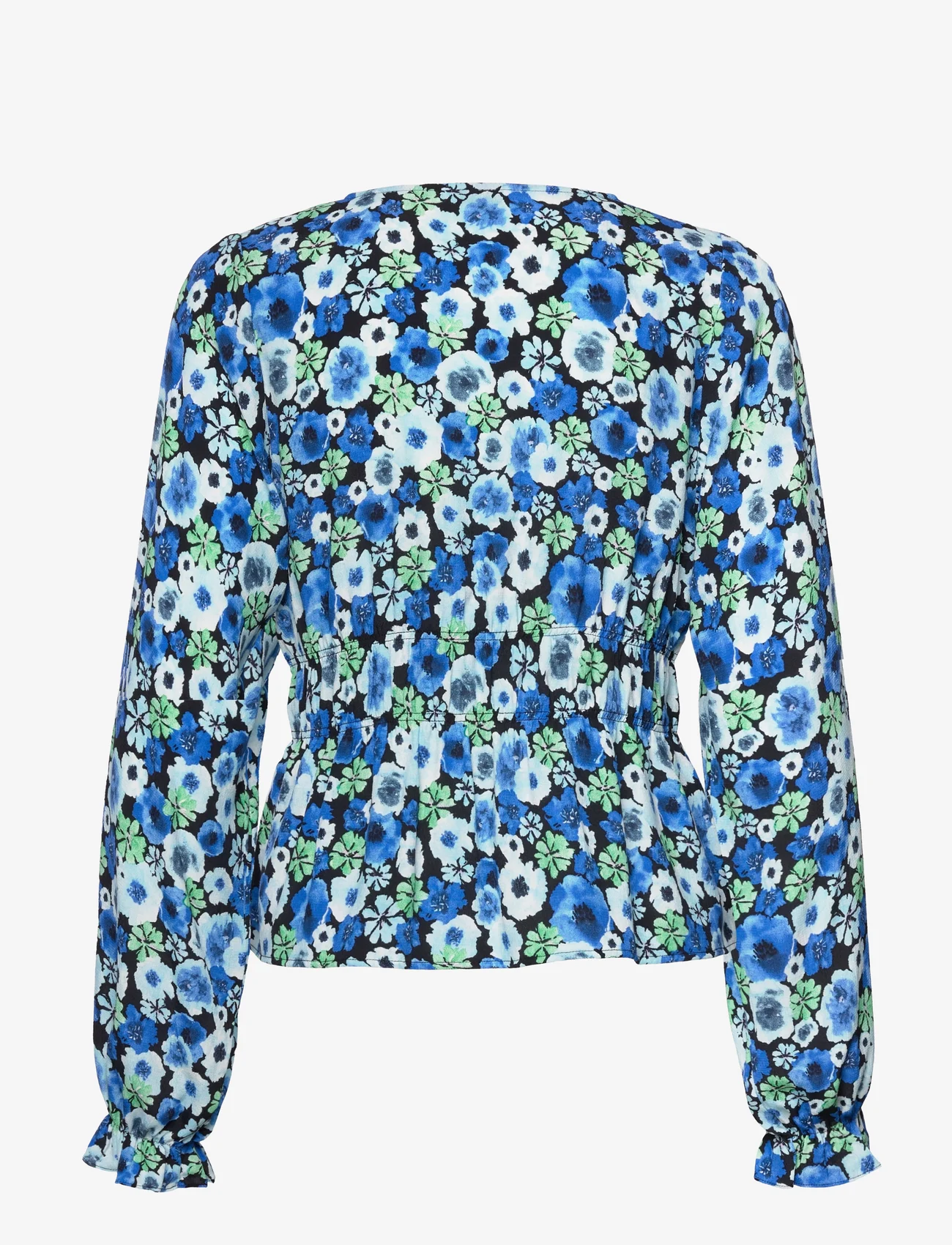 Envii - ENWAX LS TOP AOP 7014 - long-sleeved blouses - ibiza bloom - 1